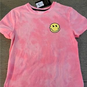 NWT pink Target Pink Smiley Face shirt